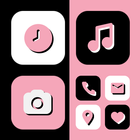 Wow DarkPink Theme - Icon Pack icono