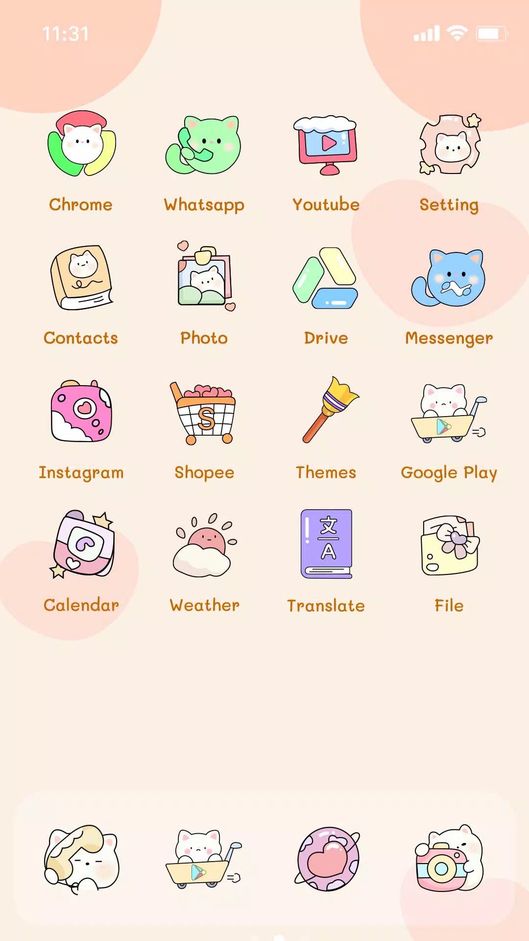 Cat Icon, Line Iconpack