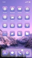 Wow Lavender Light - Icon Pack imagem de tela 1