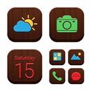 Wow Aesthetic Wood Icon Pack APK