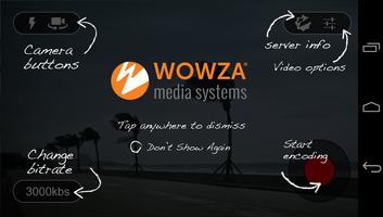 Wowza GoCoder الملصق