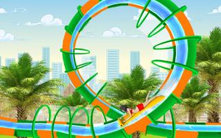 Slide Rush Water Park Game syot layar 3