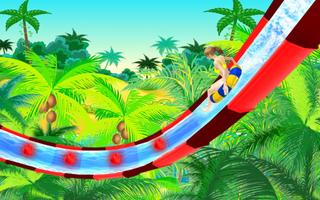 Slide Rush Water Park Game syot layar 1