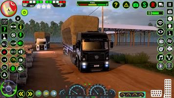 Euro Cargo Truck Driving Game capture d'écran 1