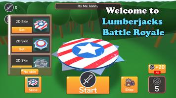 Lumberjacks Brawl: Hyper casual battle royale game Affiche