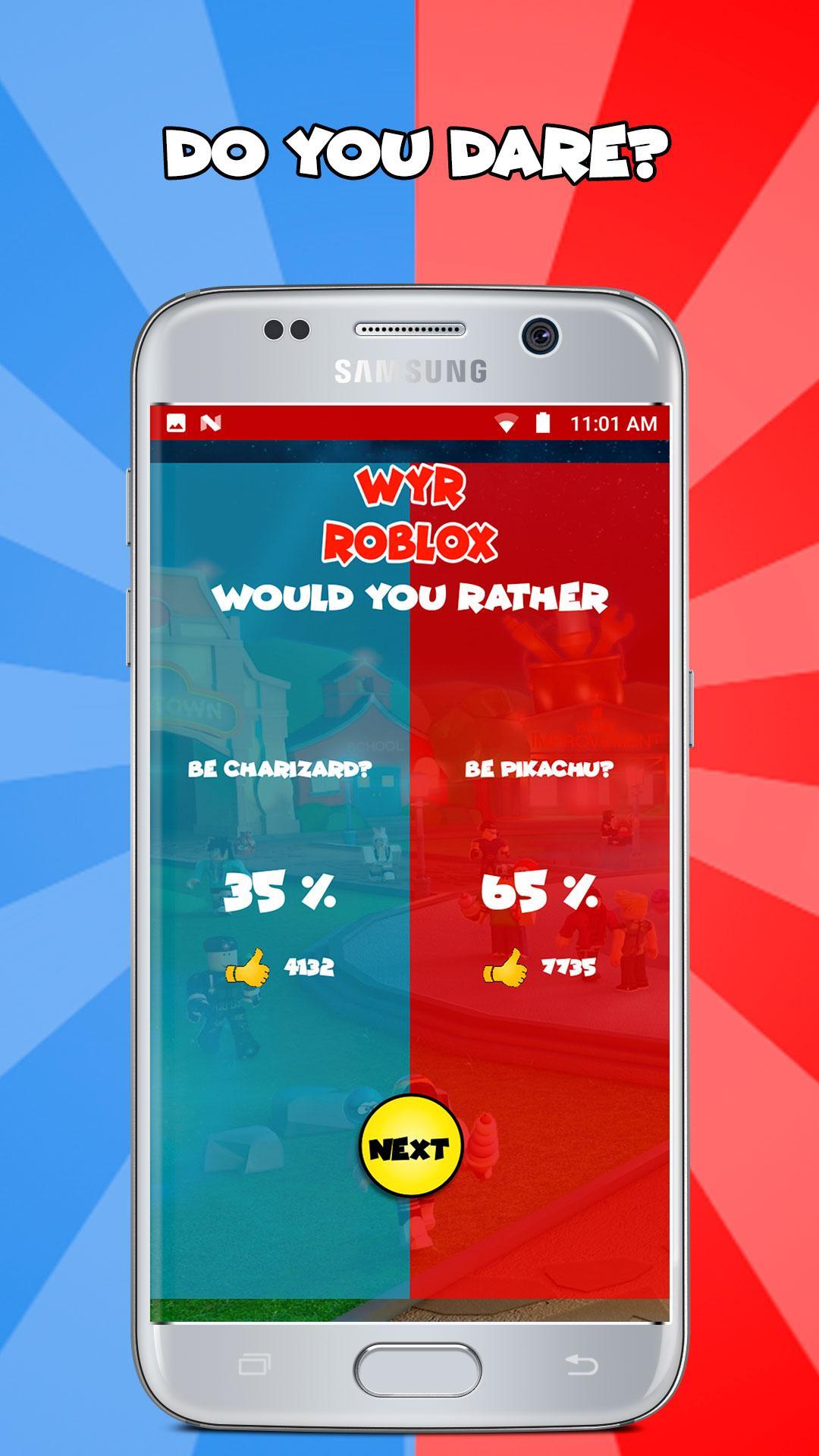 Game Would You Rather Roblox Quiz For Android Apk Download - roblox would u rather