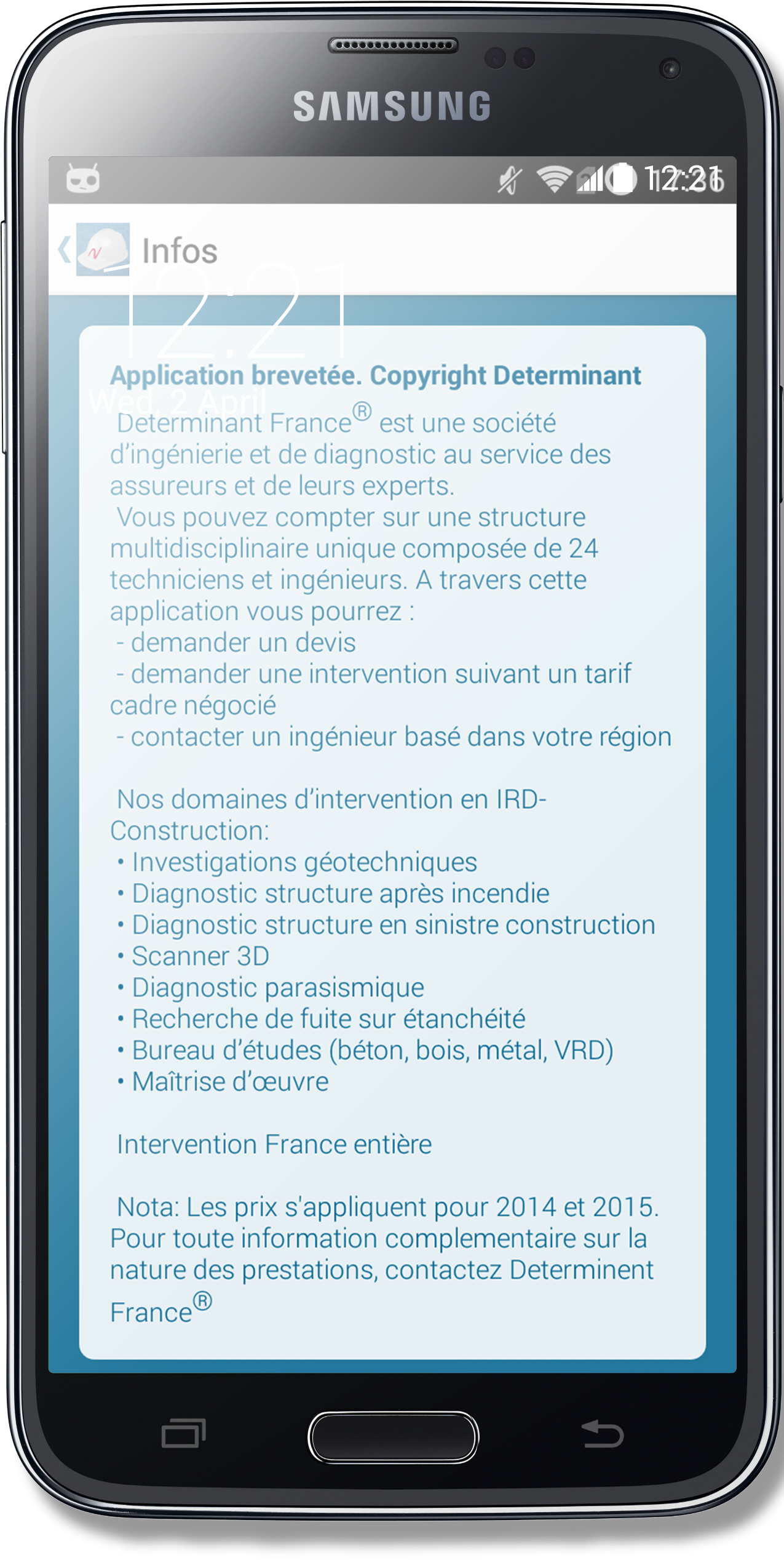 Determinant cho Android - Táº£i vá» APK - 