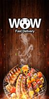 WOW - Fast Delivery الملصق