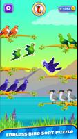 Bird Sort - Color Puzzle Game captura de pantalla 1