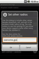 برنامه‌نما Airplane Mode Modifier عکس از صفحه