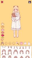 1 Schermata 색연필 소녀 : 옷입히기 게임