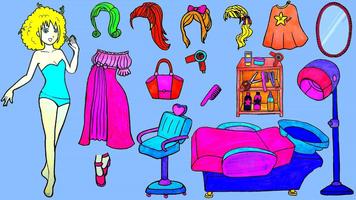 Chibi Dolls Dress up & Makeup الملصق