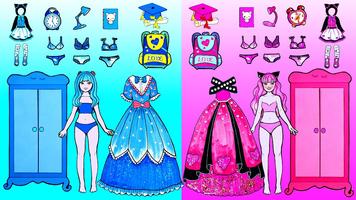 Chibi Dolls Dress up & Makeup تصوير الشاشة 3