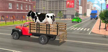 Farm Animals Transport Truck
