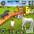 Farm Animals Transport Truck آئیکن