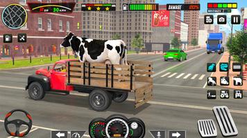 Farm Animal Transport Games تصوير الشاشة 1