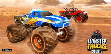Monster Truck Ramp Stunts OffRoad Car Racing Game