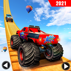 Monster Truck Ramp Stunts OffRoad Car Racing Game أيقونة