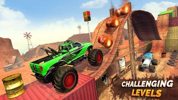 Monster Truck Ramp Stunts OffRoad Car Racing Game Screenshot 2