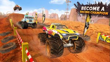 Monster Truck Ramp Stunts OffRoad Car Racing Game تصوير الشاشة 1