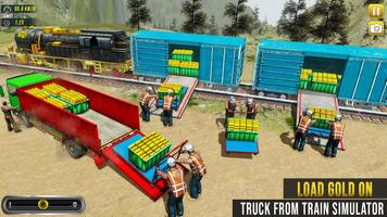 City Train Game Gold Transport capture d'écran 3