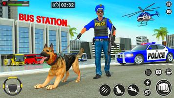 Police Dog Bus Station Crime โปสเตอร์