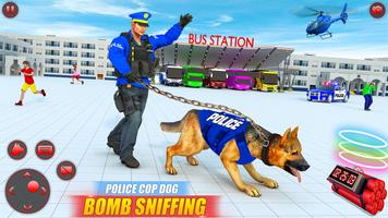 Police Dog Bus Station Crime captura de pantalla 1