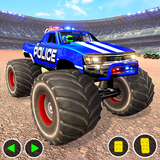Police Truck Derby Crash Stunt icône