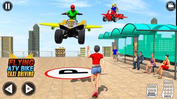 Poster Flying Motorbike Game ATV Taxi