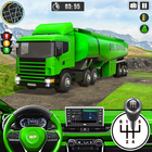 Offroad olietanker vrachtwagen-icoon