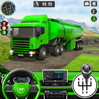 Offroad-Öltanker-LKW-Spiele Zeichen