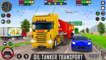 Offroad Oil Tanker Truck Games plakat