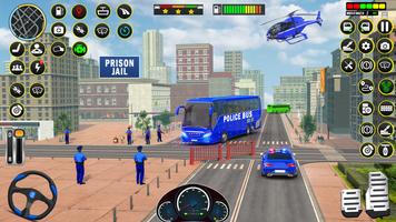 US Police Transporter Bus Game screenshot 1