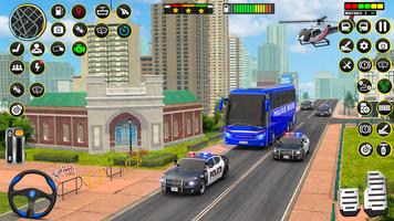 US Police Transporter Bus Game screenshot 2