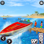 Speed Boat Water Taxi Driving Simulator icône