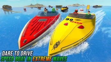 Speed Boat Water Taxi Driving Simulator ảnh chụp màn hình 3