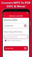 WPS To PDF WPS File Reader PDF تصوير الشاشة 1