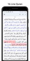 Quran 16 Line Revision Helper постер