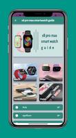 x8 pro max smartwatch guide poster