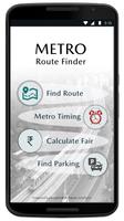 Delhi NCR Metro Route Finder screenshot 1