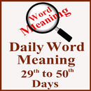 Daily word meaning 29 - 50 day part-2 APK