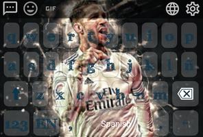 Teclado Madrid galácticos الملصق