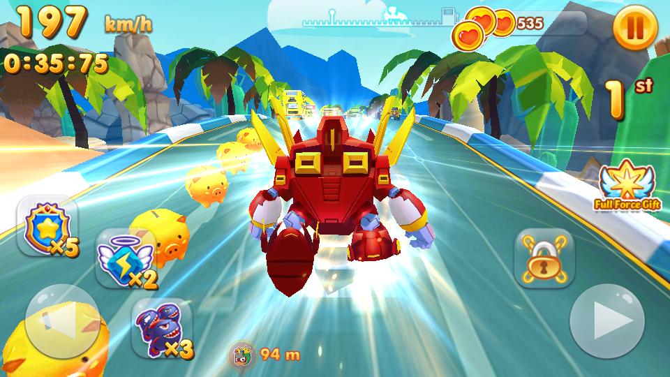 Sugar Rush - Car Robot Racing скриншот 10.