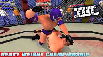 Wrestling Games Championship: Wrestling Cage 2019 capture d'écran 1