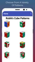 Patterns for Rubik's Cube Affiche