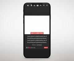 Islamic Post Maker App постер