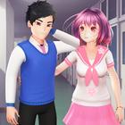 School Love Life: Anime Games icône