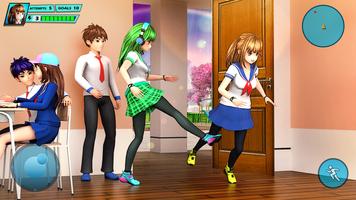 School Love Life: Anime Games Affiche