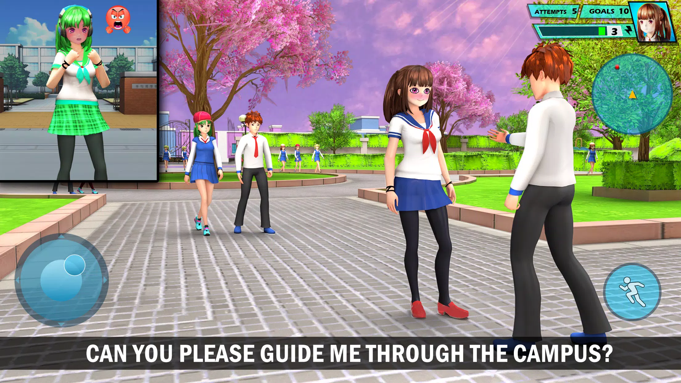 Baixe School Love Life: Anime Games no PC