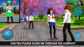 School Love Life: Anime Games স্ক্রিনশট 2